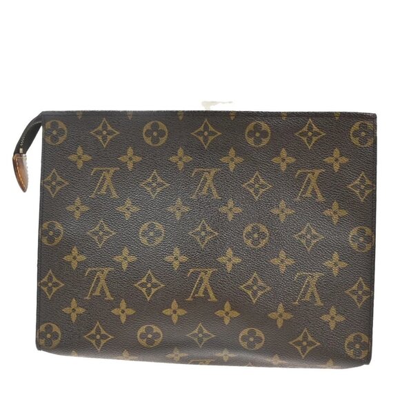 LOUIS VUITTON Poche Toilette 26 Clutch Hand Bag Monogram Leather M47542 01EF413 - Picture 4 of 16
